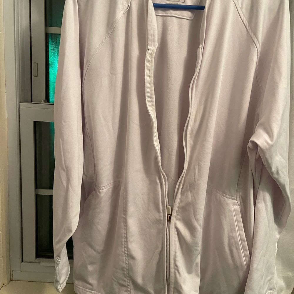 WonderFlex by Wonderwink Women's Fleece Solid Scrub Jacket XL